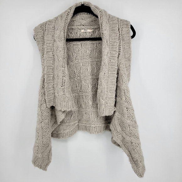 Silver Jeans Knit Style Sweater Wool Blend Cardigan Vest Size M - Picture 3 of 11